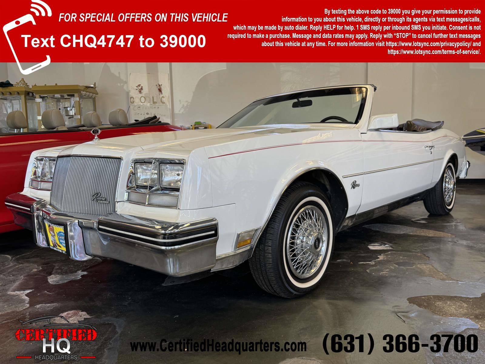 1985 Buick Riviera Convertible