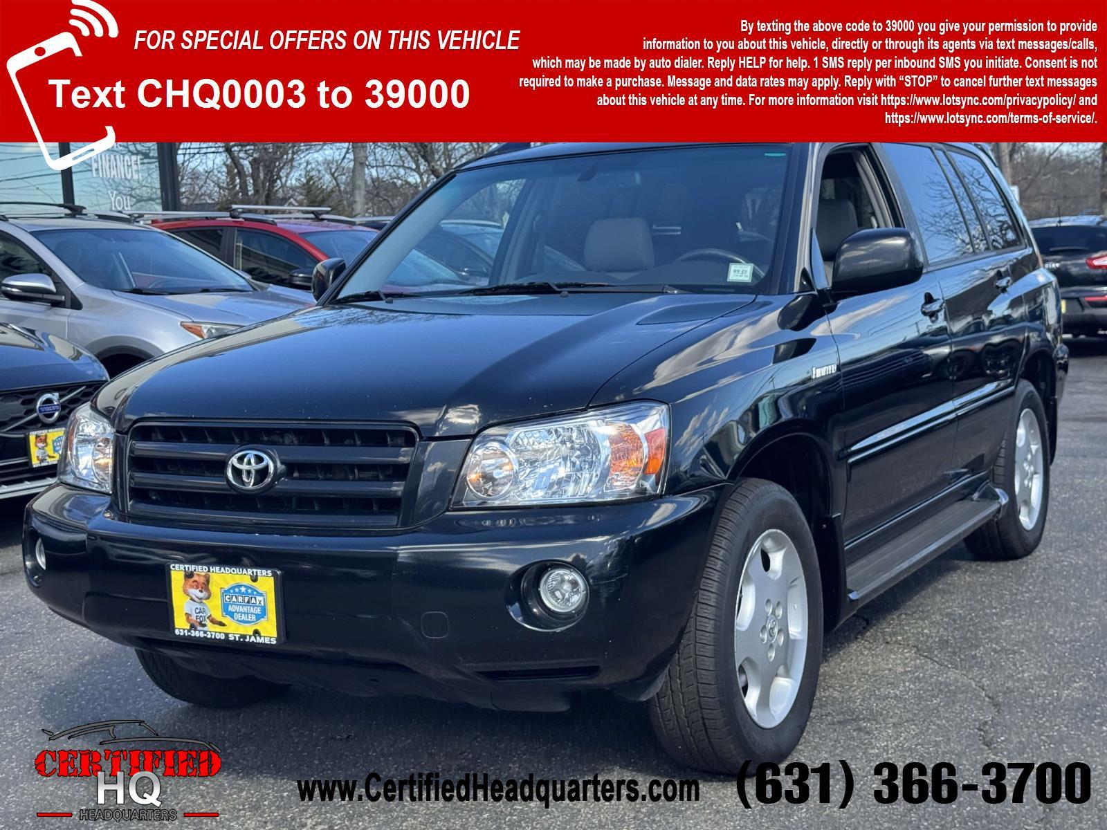 2004 Toyota Highlander 4dr V6 4WD w/3rd Row (Natl)