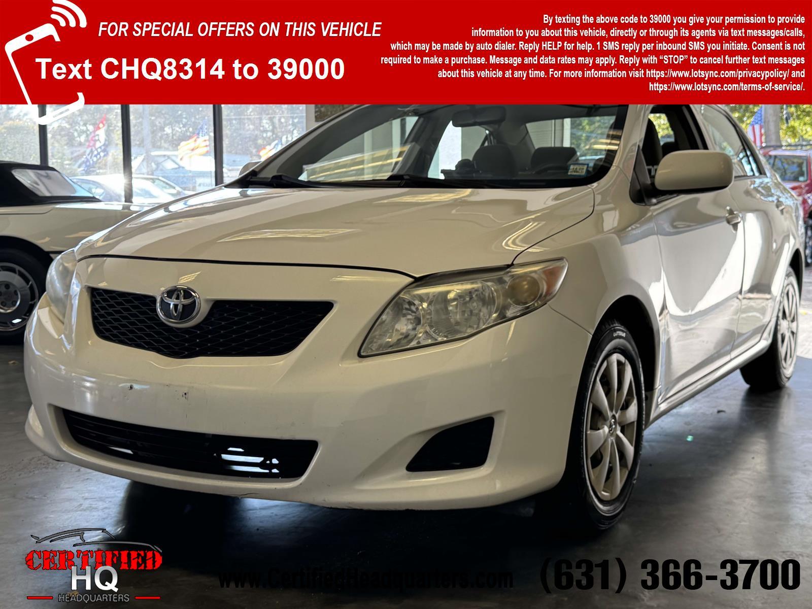  2009 Toyota Corolla 4dr Sdn Man (Natl) 