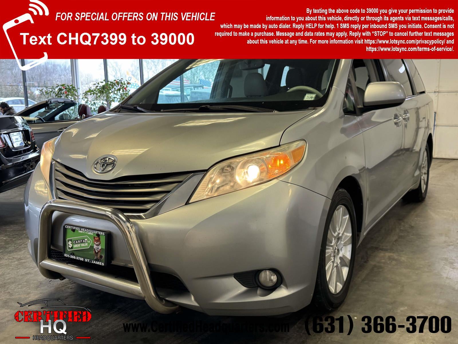 2011 Toyota Sienna 5dr 7-Pass Van V6 XLE AWD (Natl)