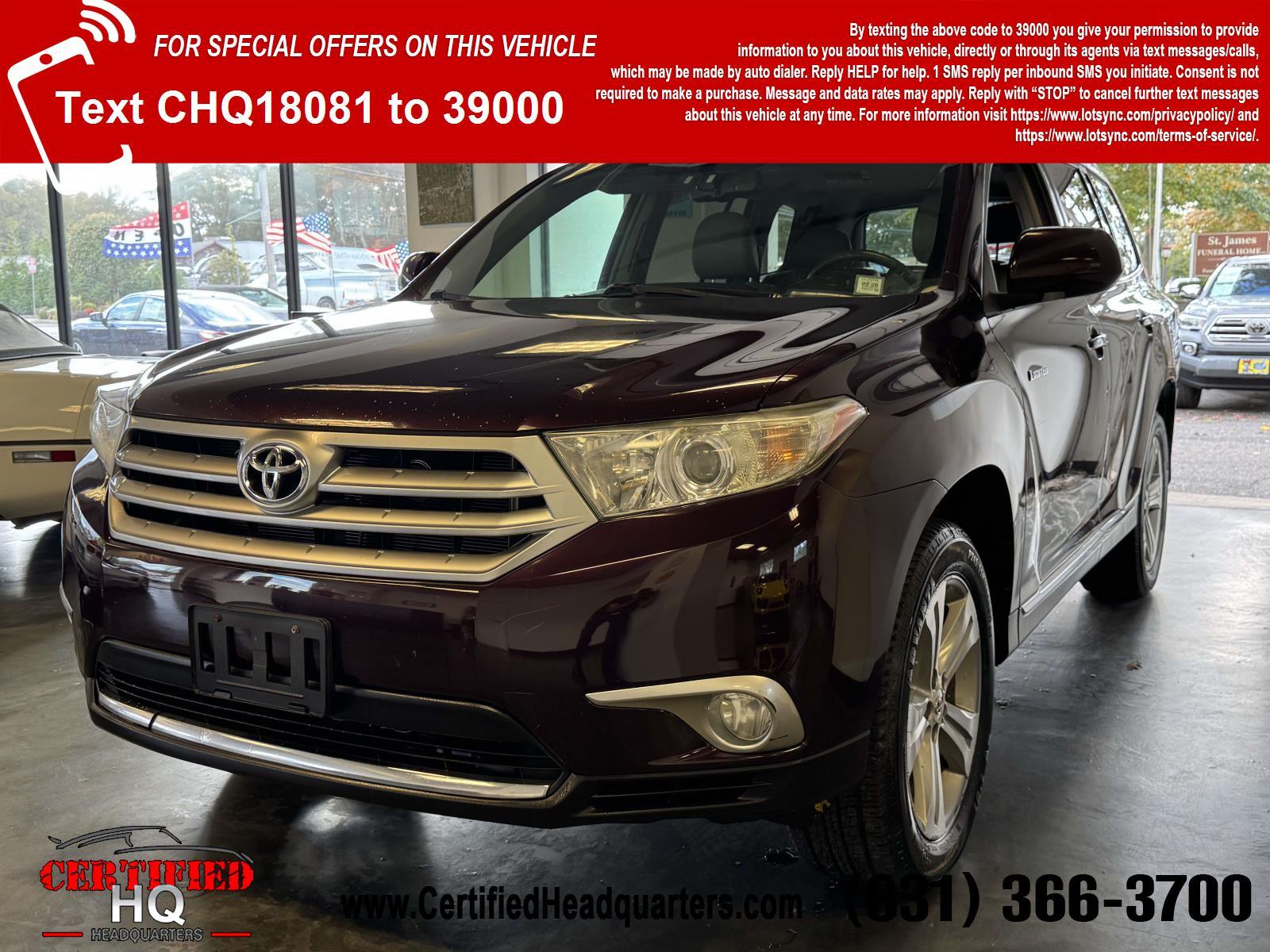  2012 Toyota Highlander trim 