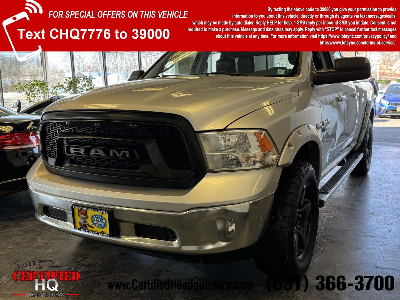 2013 Ram 1500 4WD Quad Cab 140.5 Big Horn