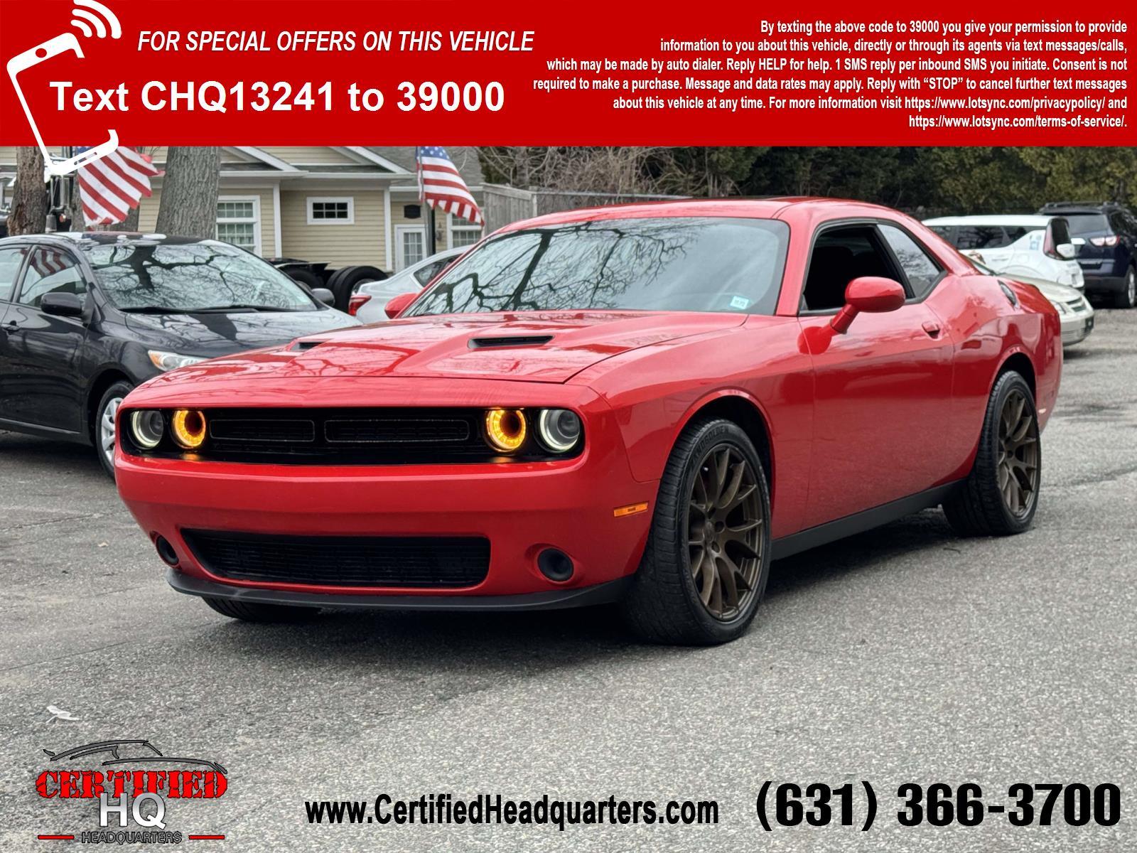 2015 Dodge Challenger 2dr Cpe SXT