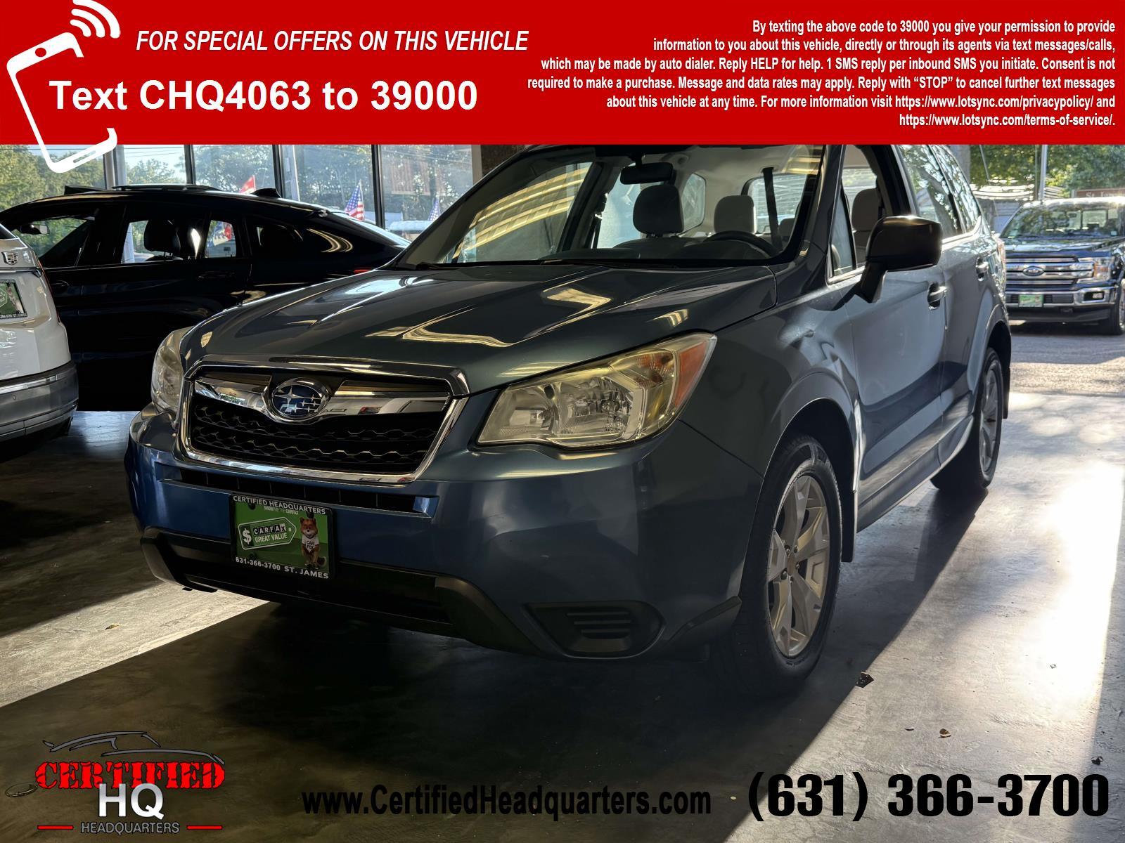  2015 Subaru Forester trim 