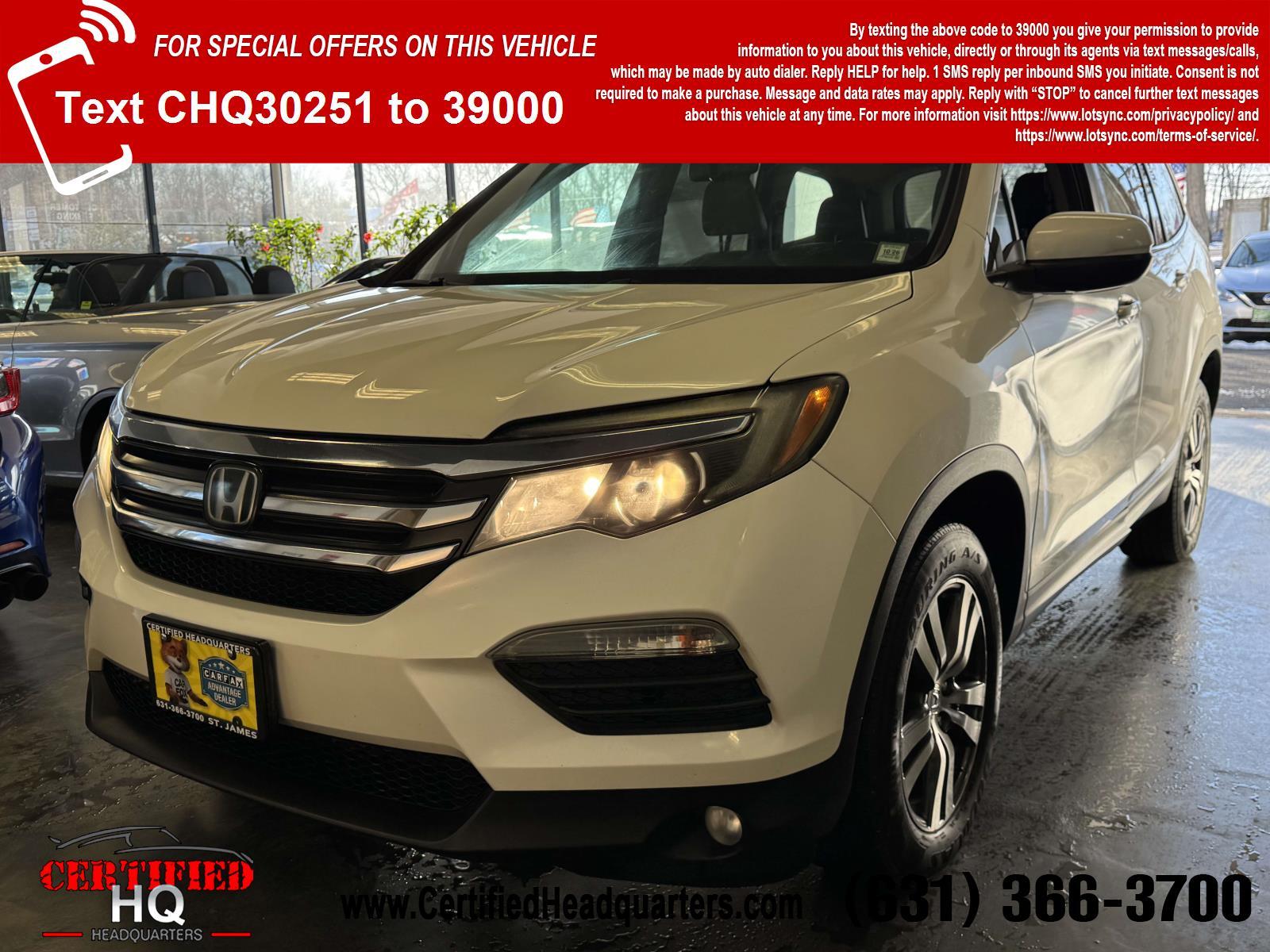  2016 Honda Pilot AWD 4dr EX-L w/Honda Sensing 