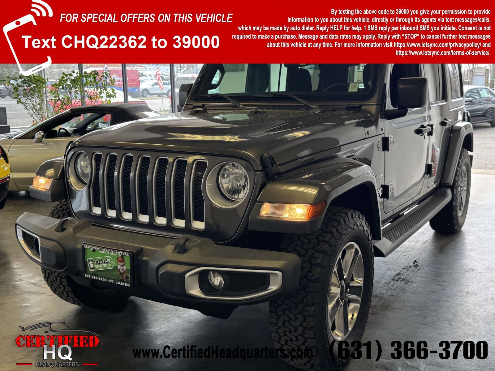  2018 Jeep Wrangler Unlimited trim 