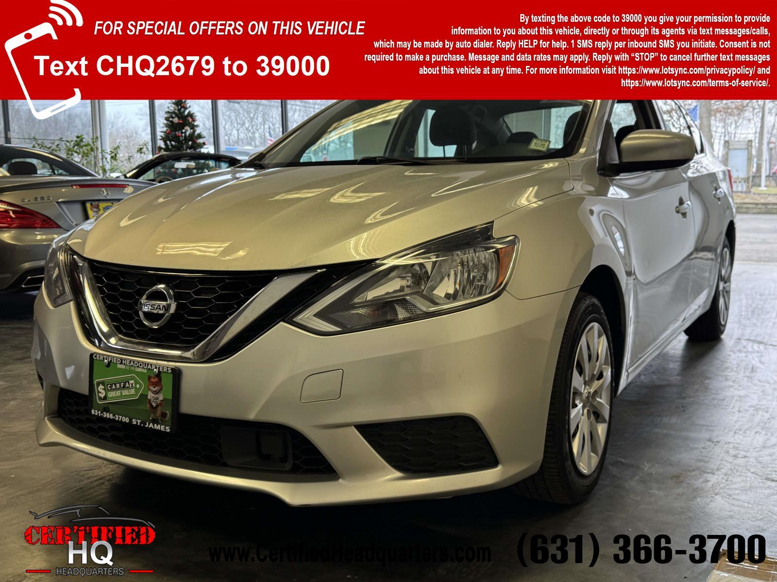 2019 Nissan Sentra S CVT 