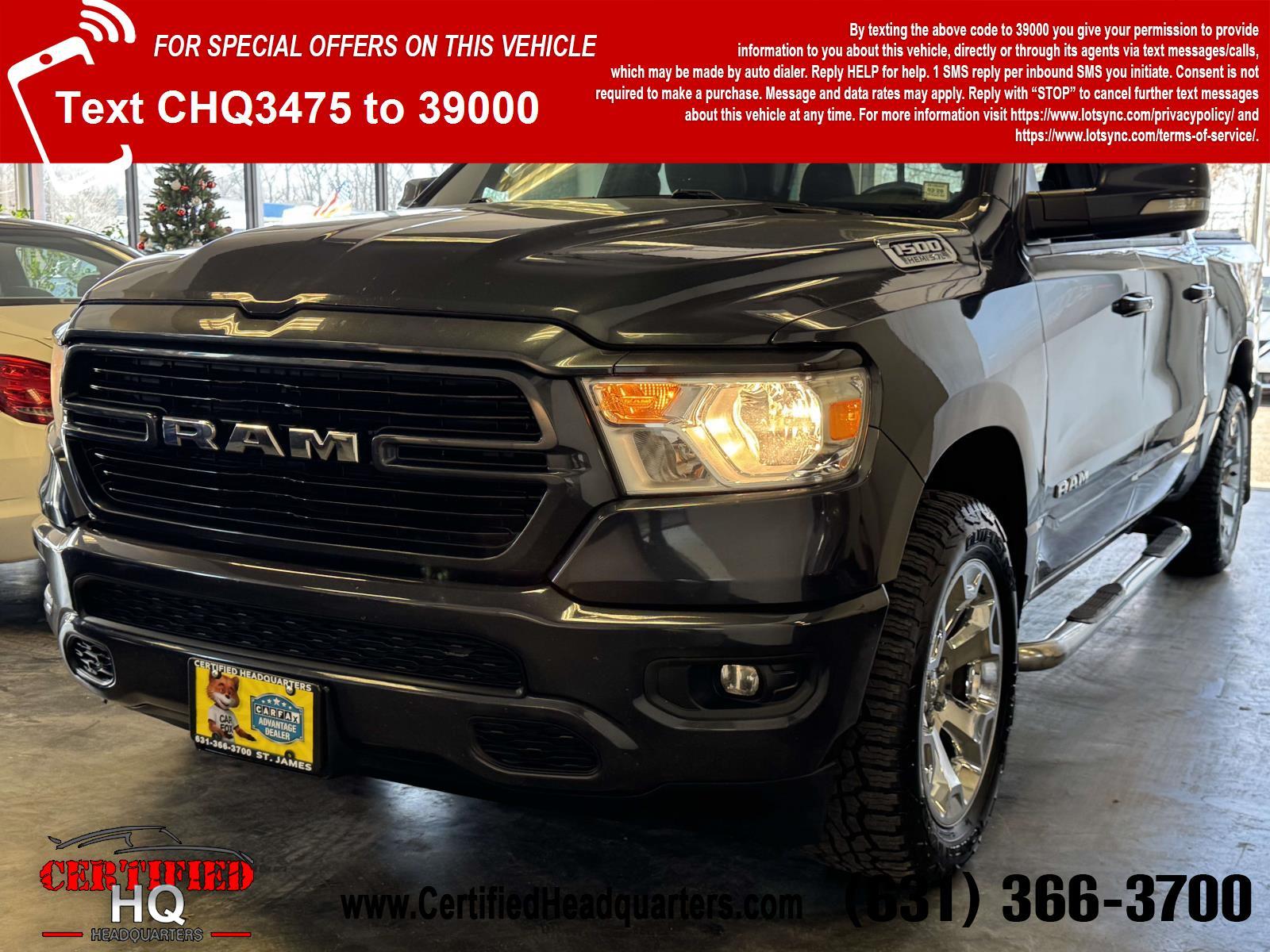  2020 Ram 1500 Big Horn 4x4 Crew Cab 5