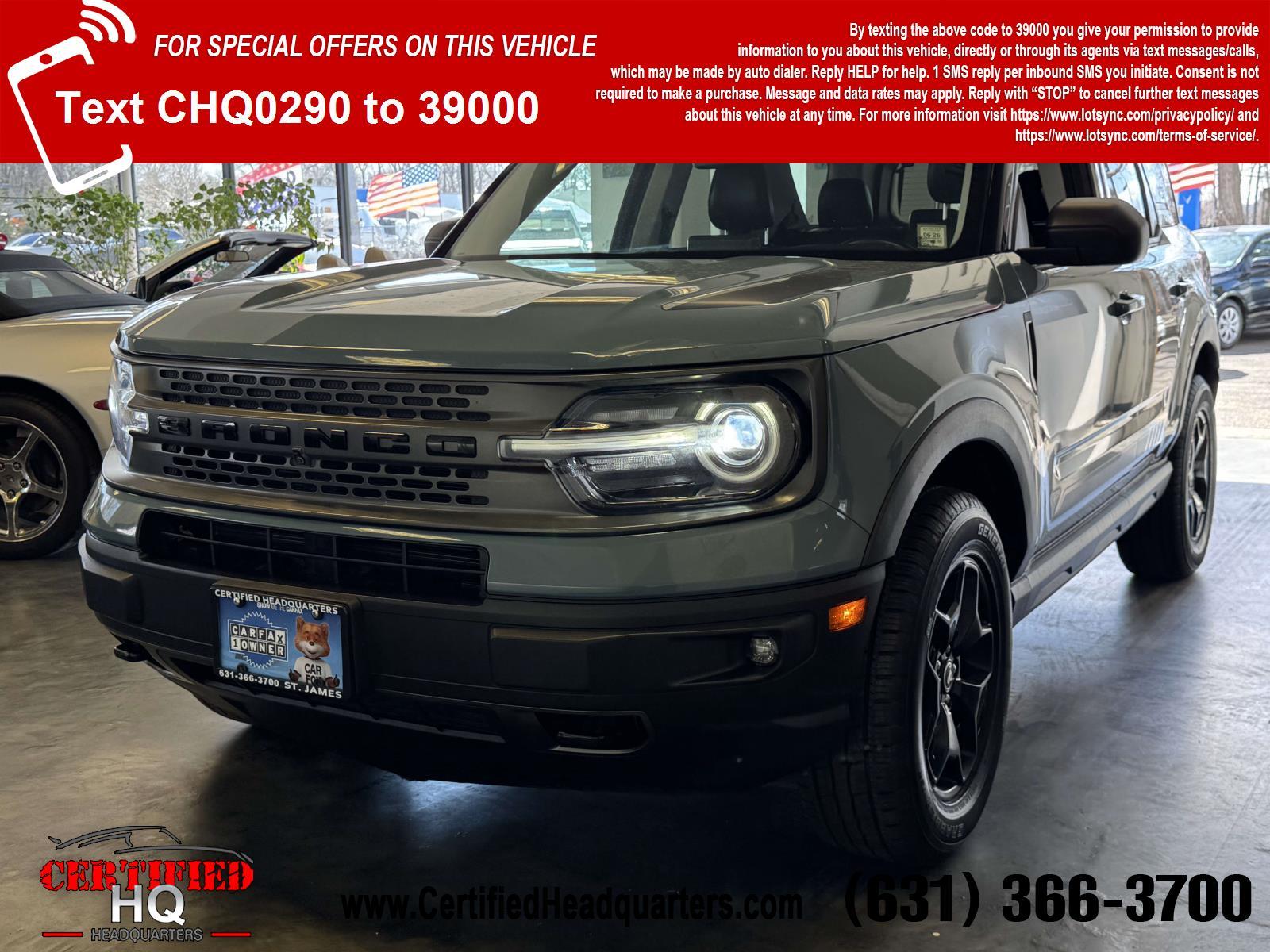 2021 Ford Bronco Sport First Edition 4x4 *Ltd Avail*